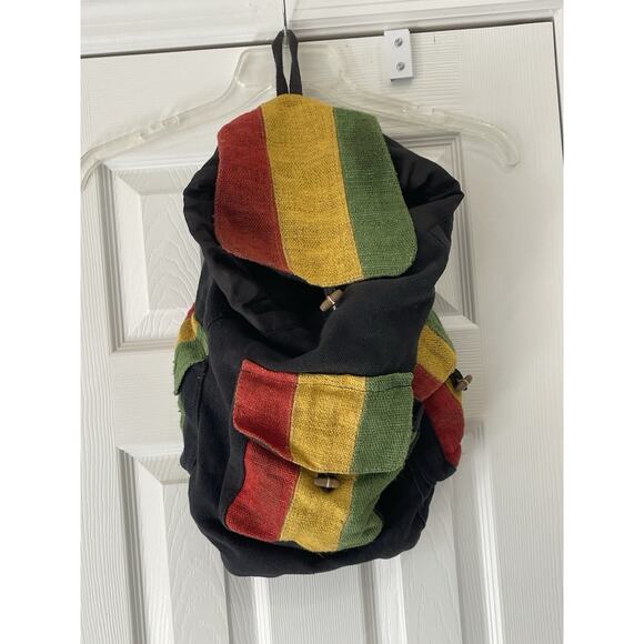 Vintage Kathmandu Rastafarian Backpack - Picture 1 of 6